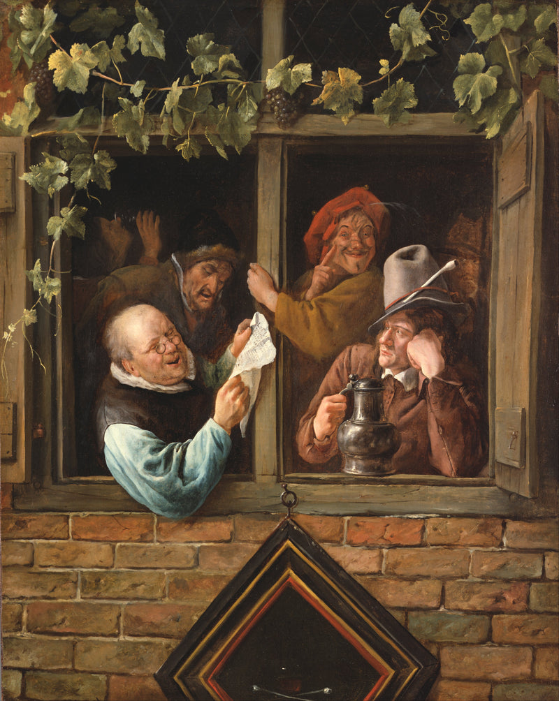 Rhétoriciens à une fenêtre - Jan Steen