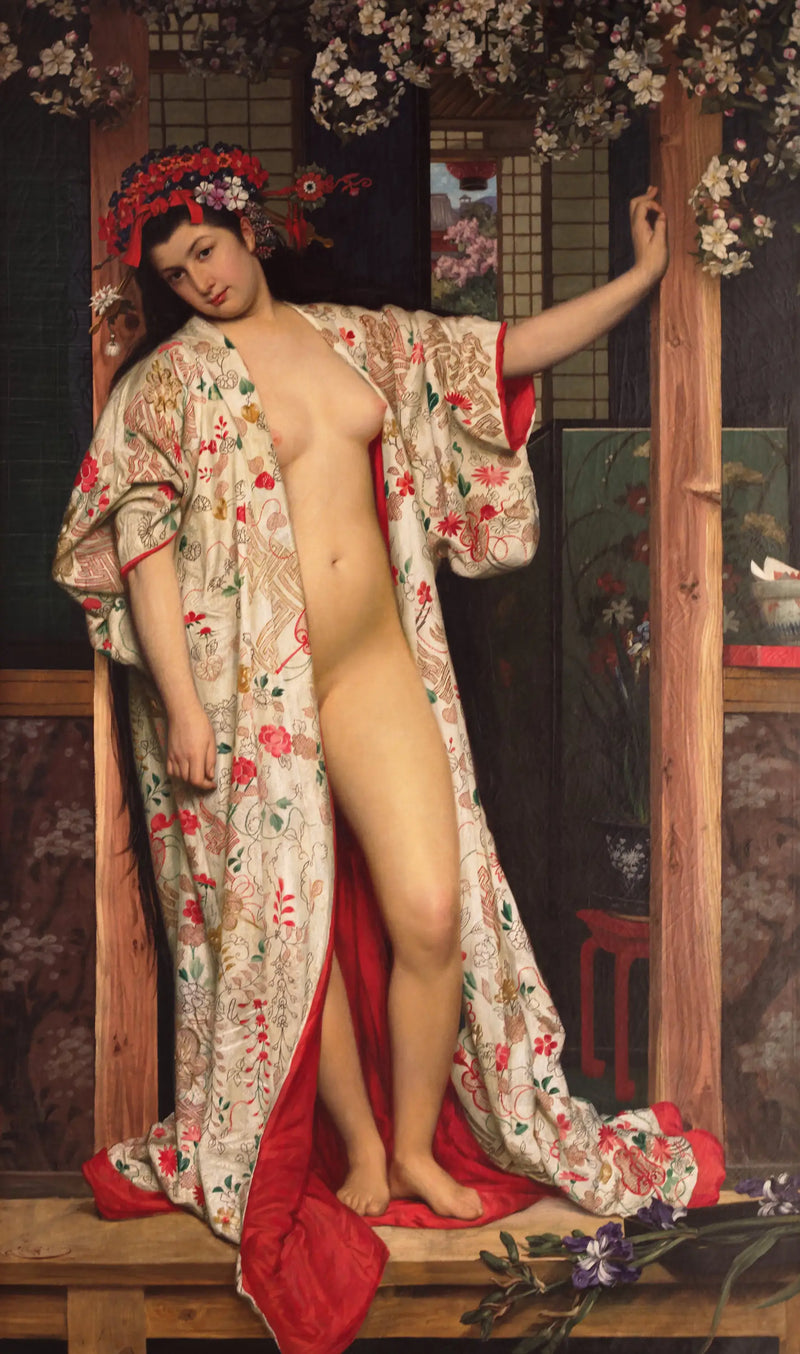 The Japanese Woman Bathing - James Tissot