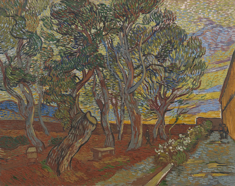 Garden of the Asylum - Vincent van Gogh