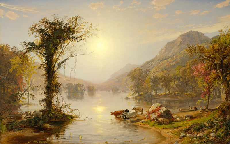 Autumn on Greenwood Lake - Jasper Francis Cropsey