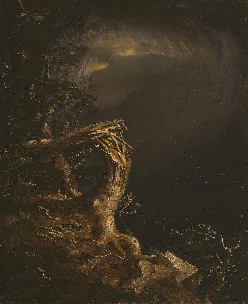 Lightning-struck Tree - Jasper Francis Cropsey