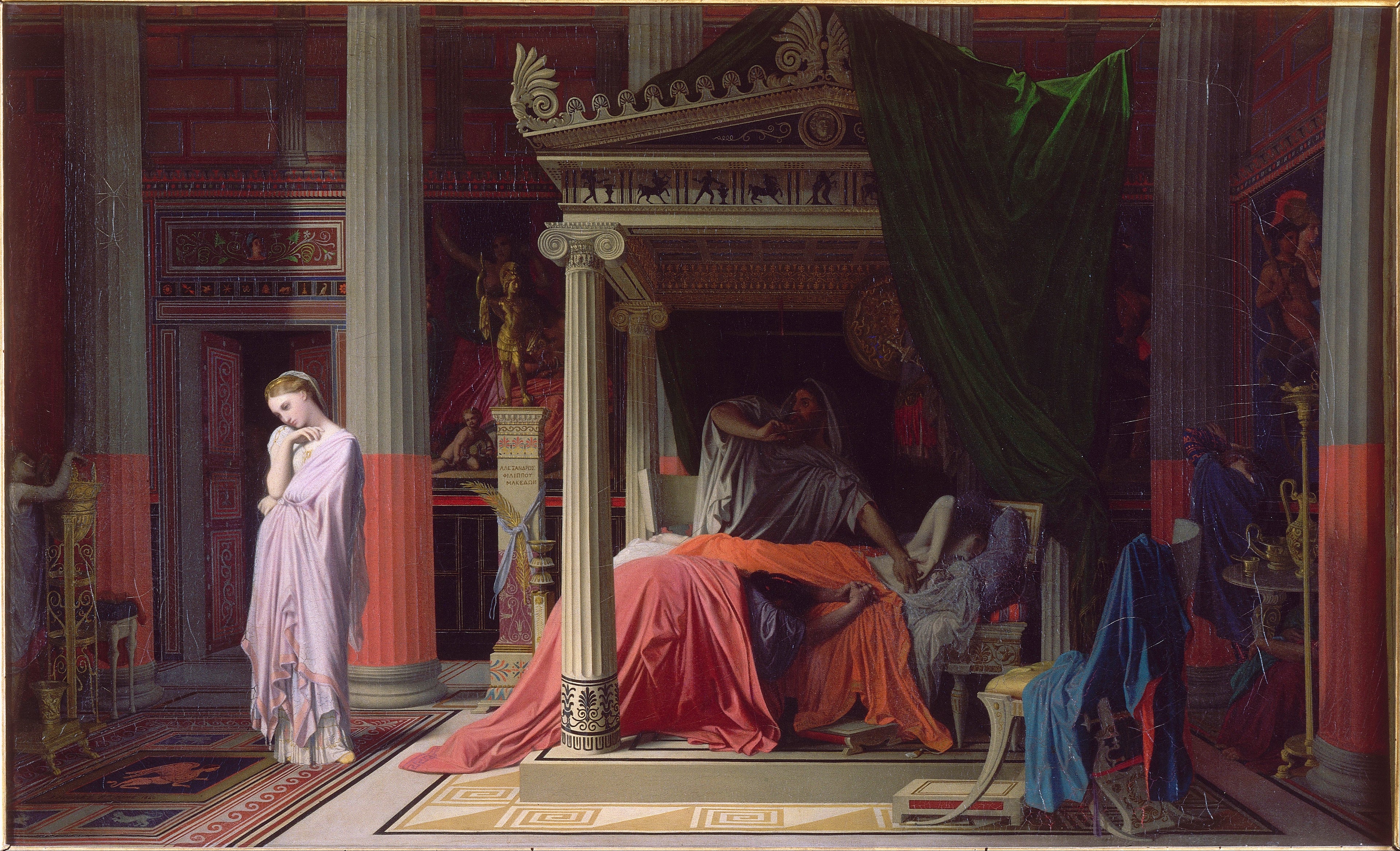 The Illness of Antiochus - Jean-Auguste-Dominique Ingres