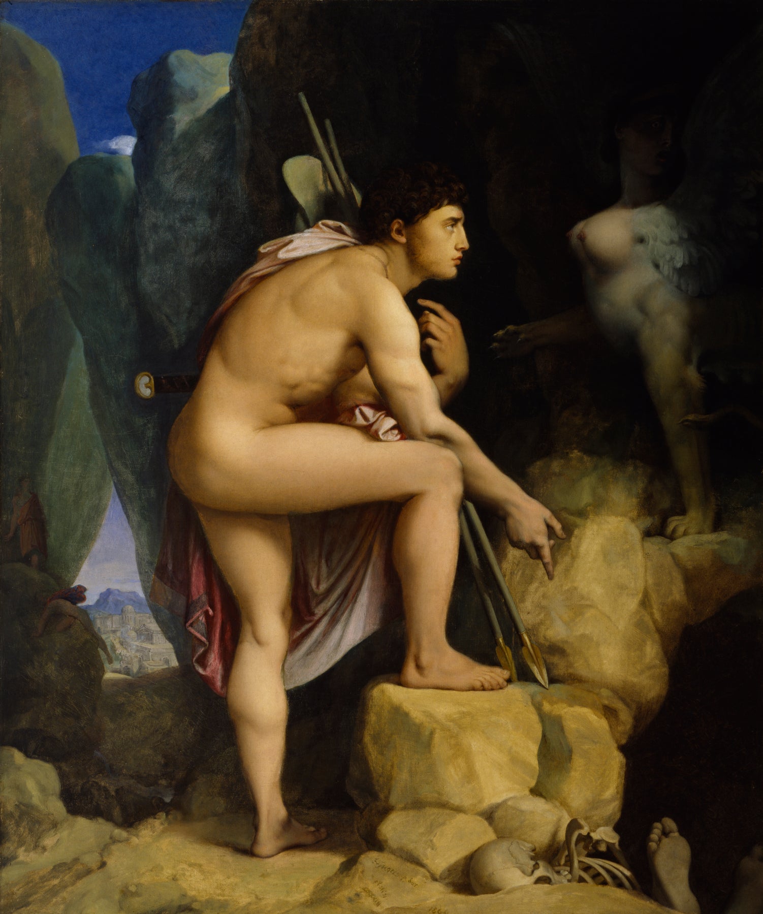Oedipus and the Sphinx - Jean-Auguste-Dominique Ingres