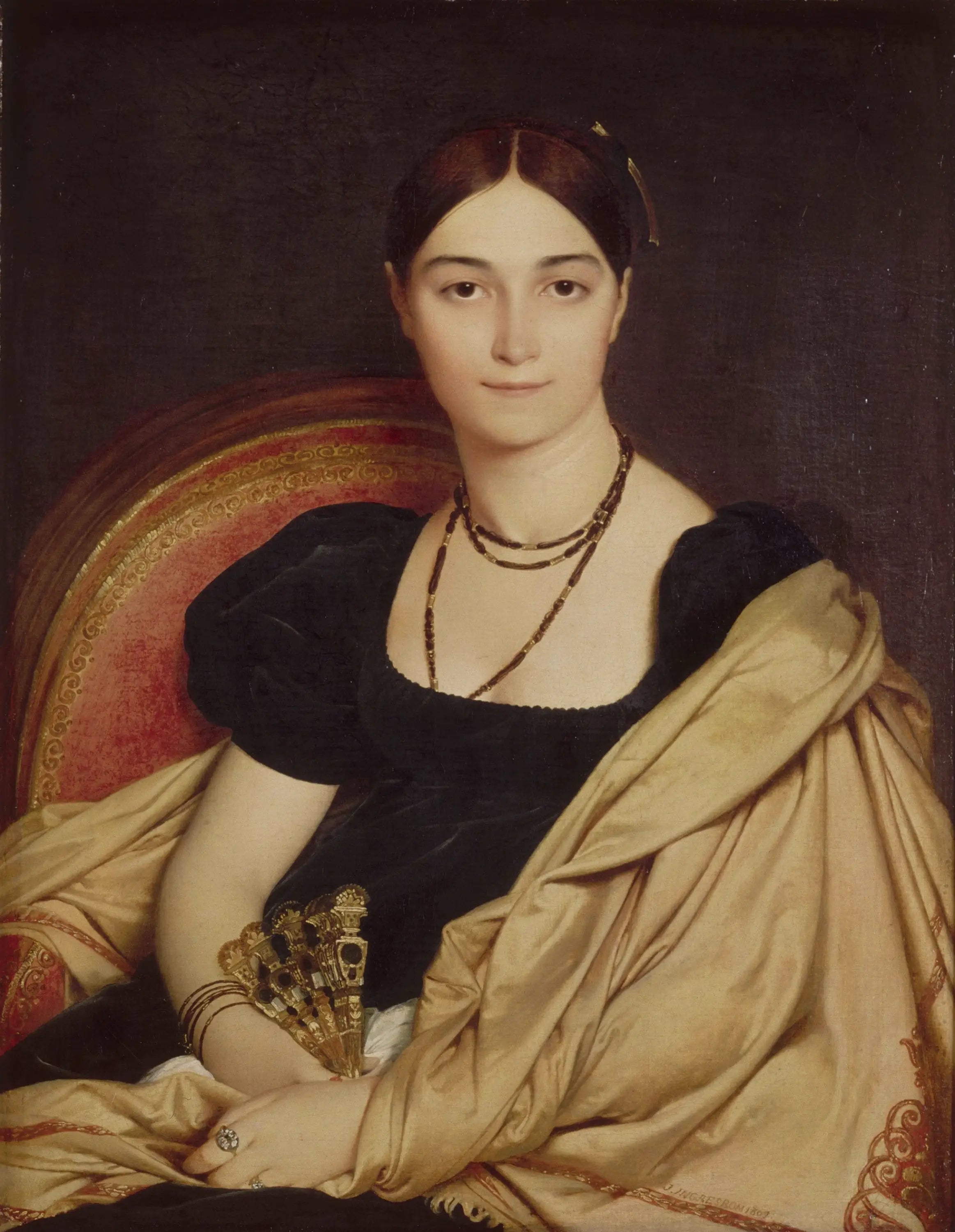 Portrait de Madame Duvaucey - Jean-Auguste-Dominique Ingres - Alpha Reproduction