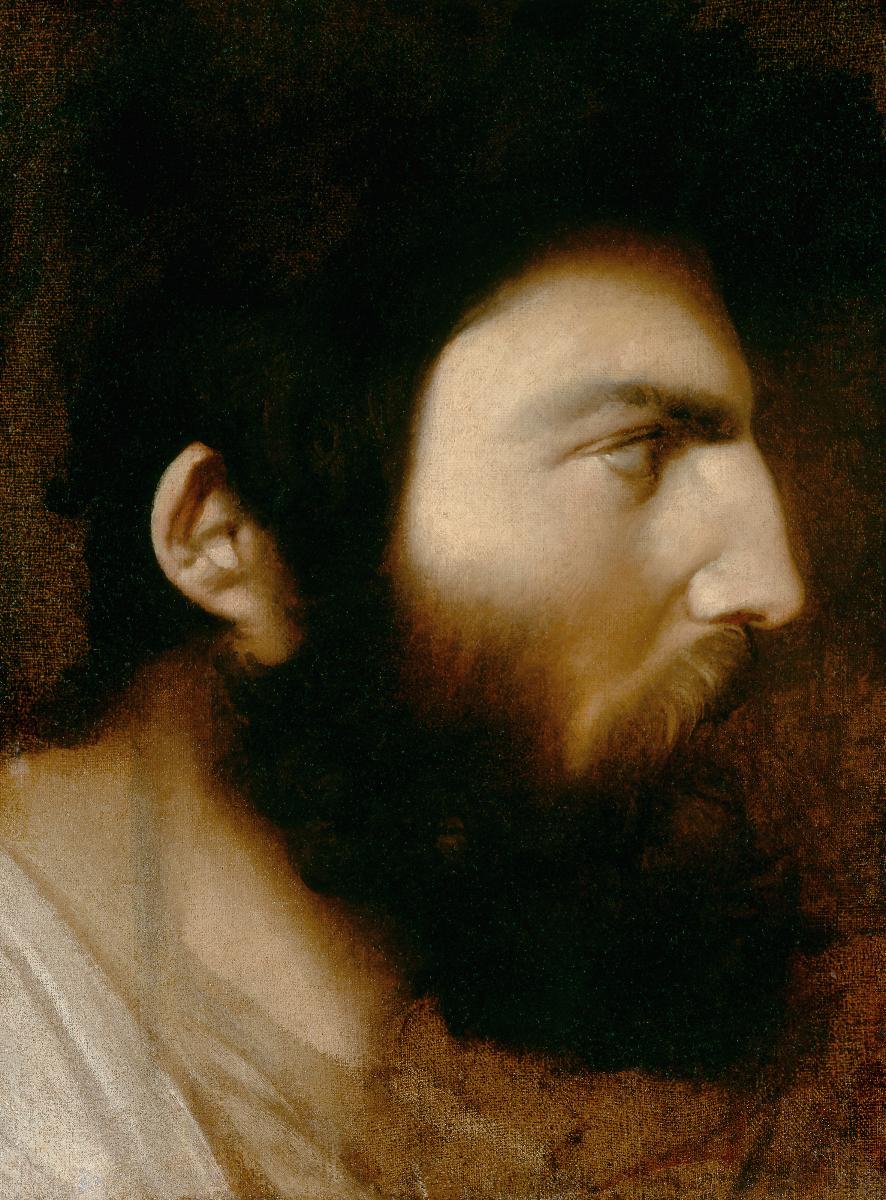 Profile of a Bearded Man - Jean-Auguste-Dominique Ingres