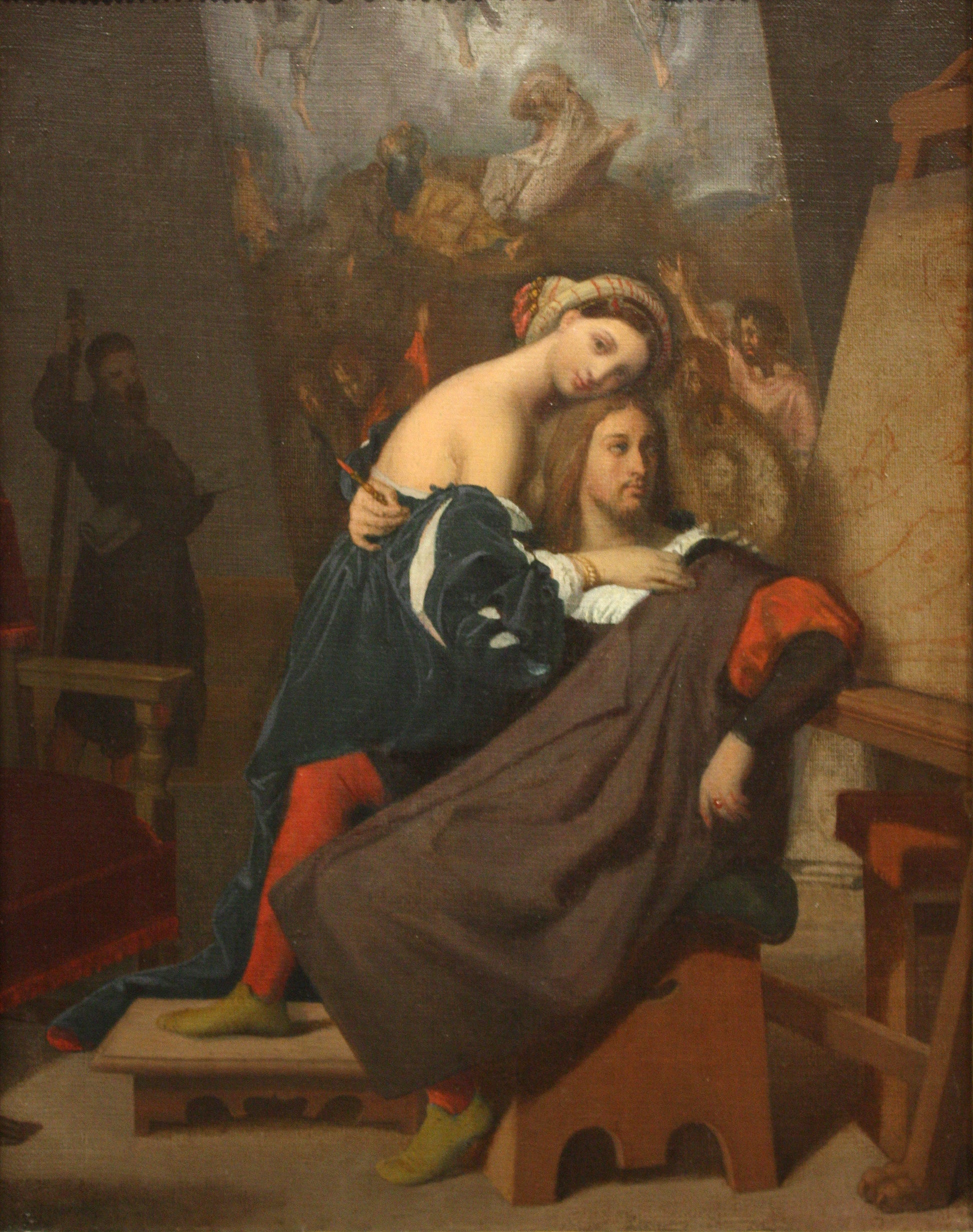 Raphael and the Baker's Daughter - Jean-Auguste-Dominique Ingres