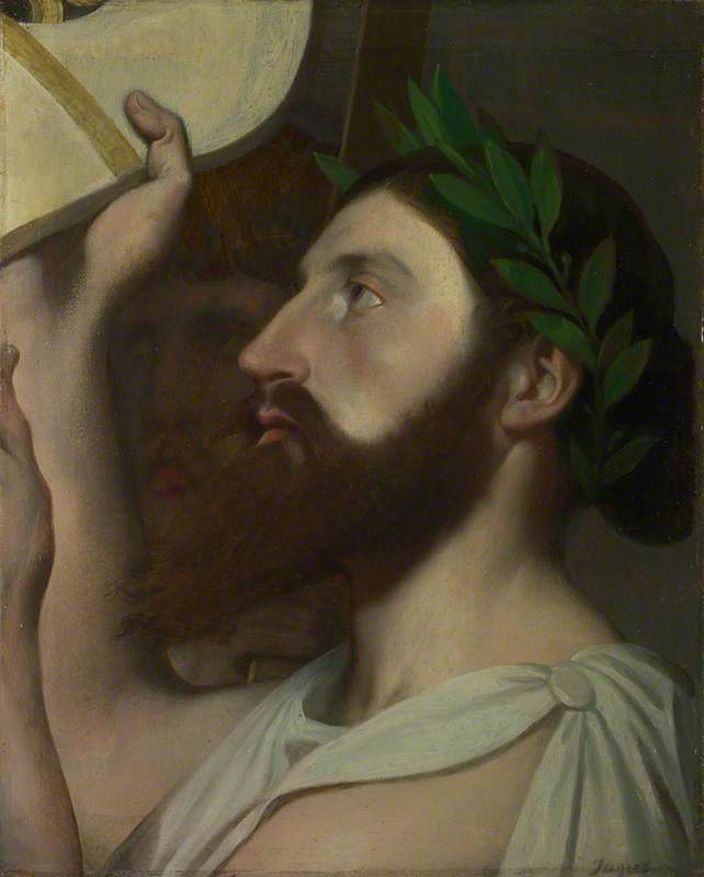 Pindar Offering His Lyre to Homer - Jean-Auguste-Dominique Ingres