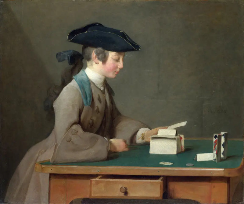 The House of Cards - Jean Siméon Chardin