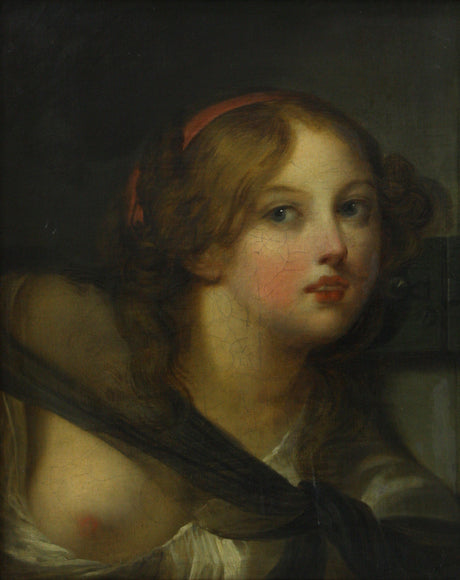 Portrait d'une fille - Jean-Baptiste Greuze