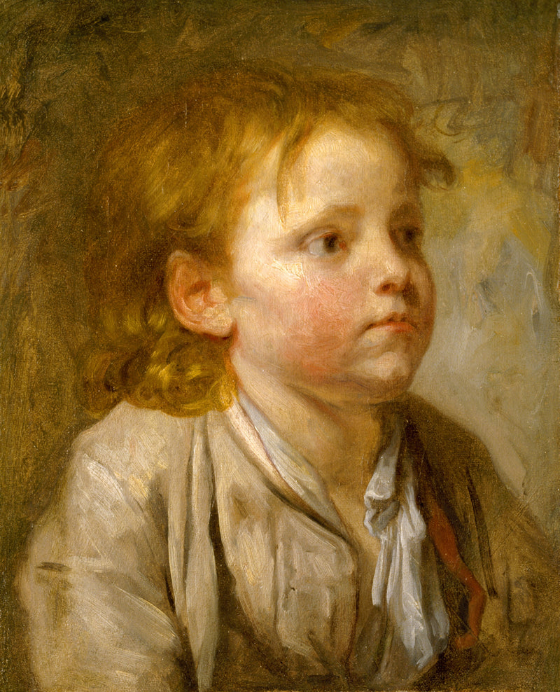Head of a Young Boy - Jean-Baptiste Greuze