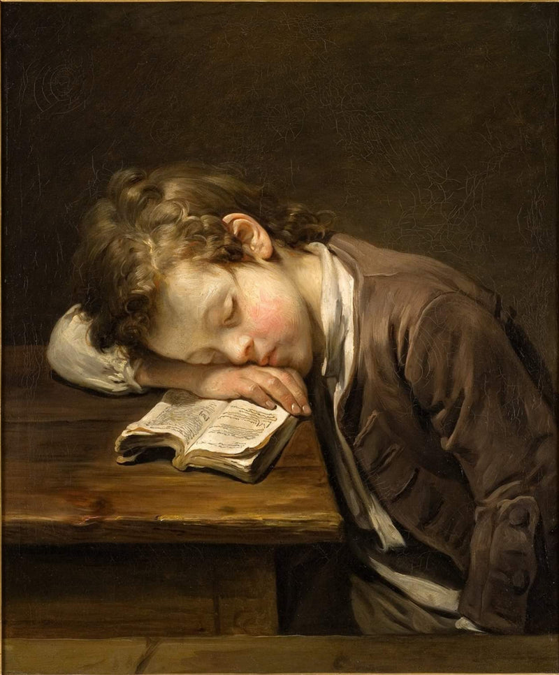 The Little Lazy One - Jean-Baptiste Greuze