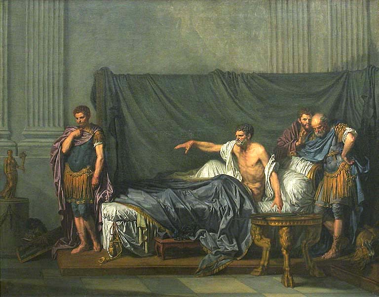 Septimius Severus and Caracalla - Jean-Baptiste Greuze