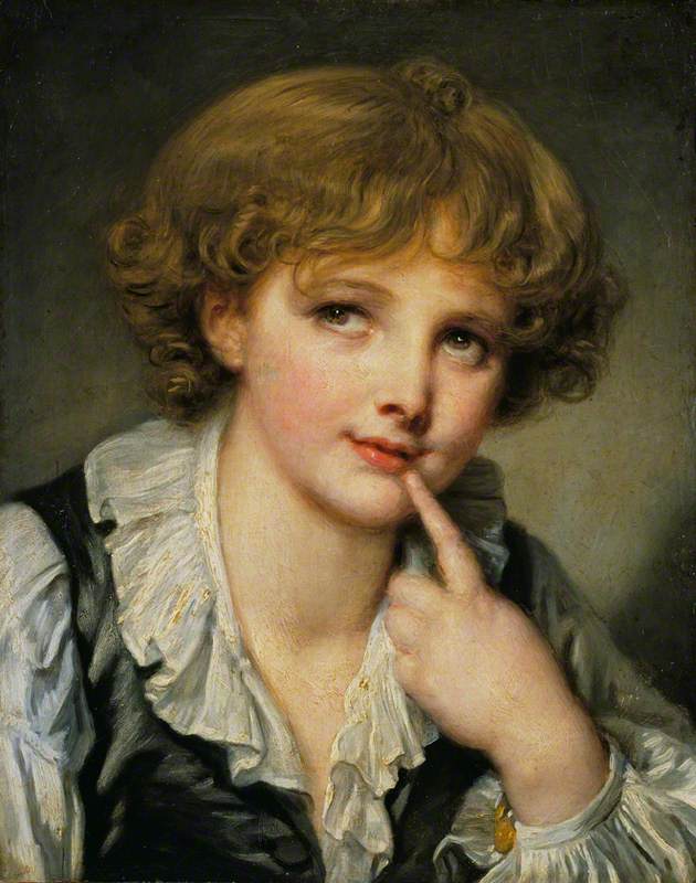 Head of a Boy - Jean-Baptiste Greuze