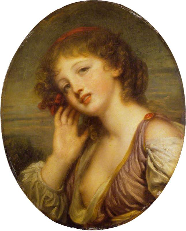 La fille qui écoute - Jean-Baptiste Greuze
