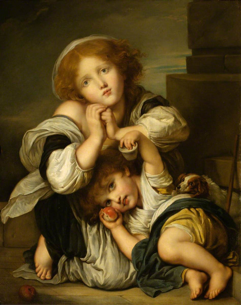 The Young Beggars - Jean-Baptiste Greuze