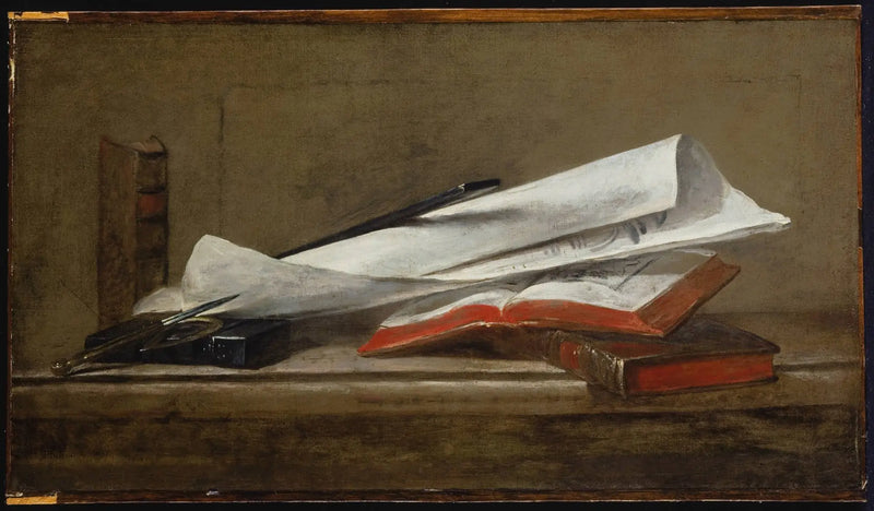 Architect's Attributes - Jean Siméon Chardin