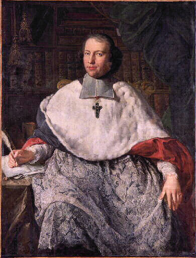 Portrait de Jean-Joseph Languet de Gergy - Charles-Joseph Natoire