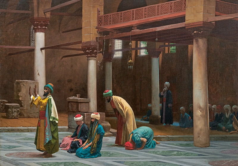 Prayer at the Mosque - Jean-Léon Gérôme