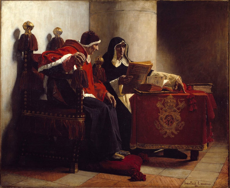 Le Pape et l'Inquisiteur - Jean-Paul Laurens