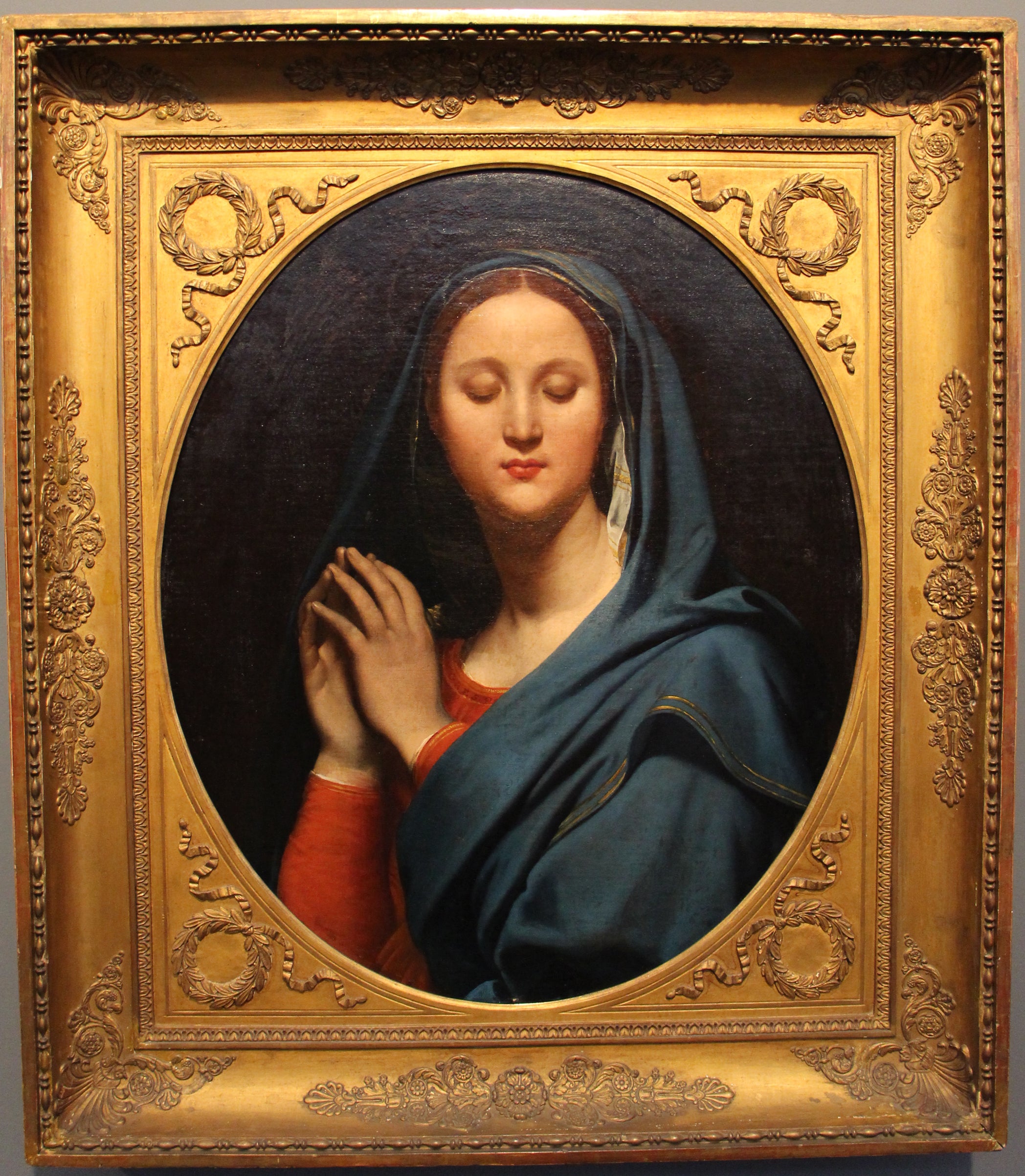 The Virgin with the Blue Veil - Jean-Auguste-Dominique Ingres
