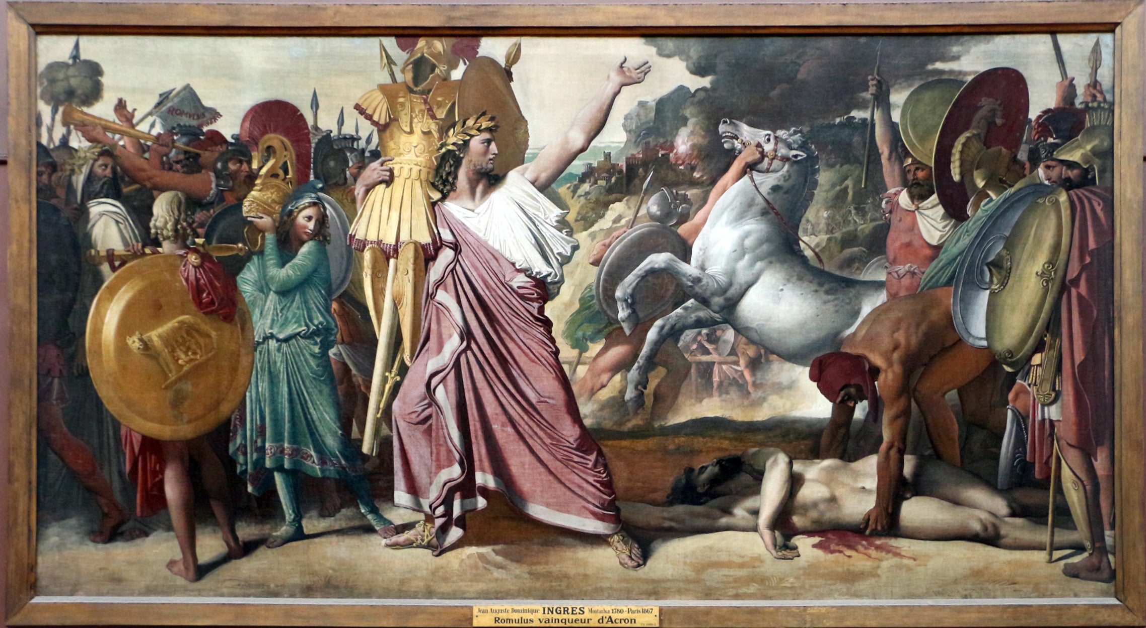 Romulus, Victor of Acron - Jean-Auguste-Dominique Ingres
