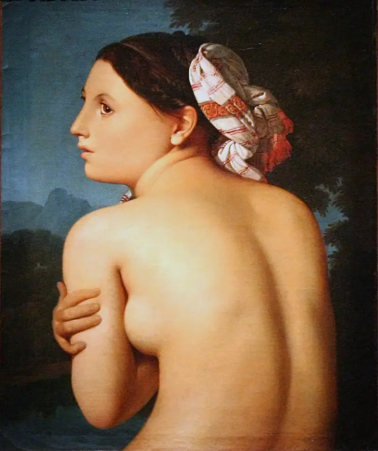 The Half-Length Bather - Jean-Auguste-Dominique Ingres