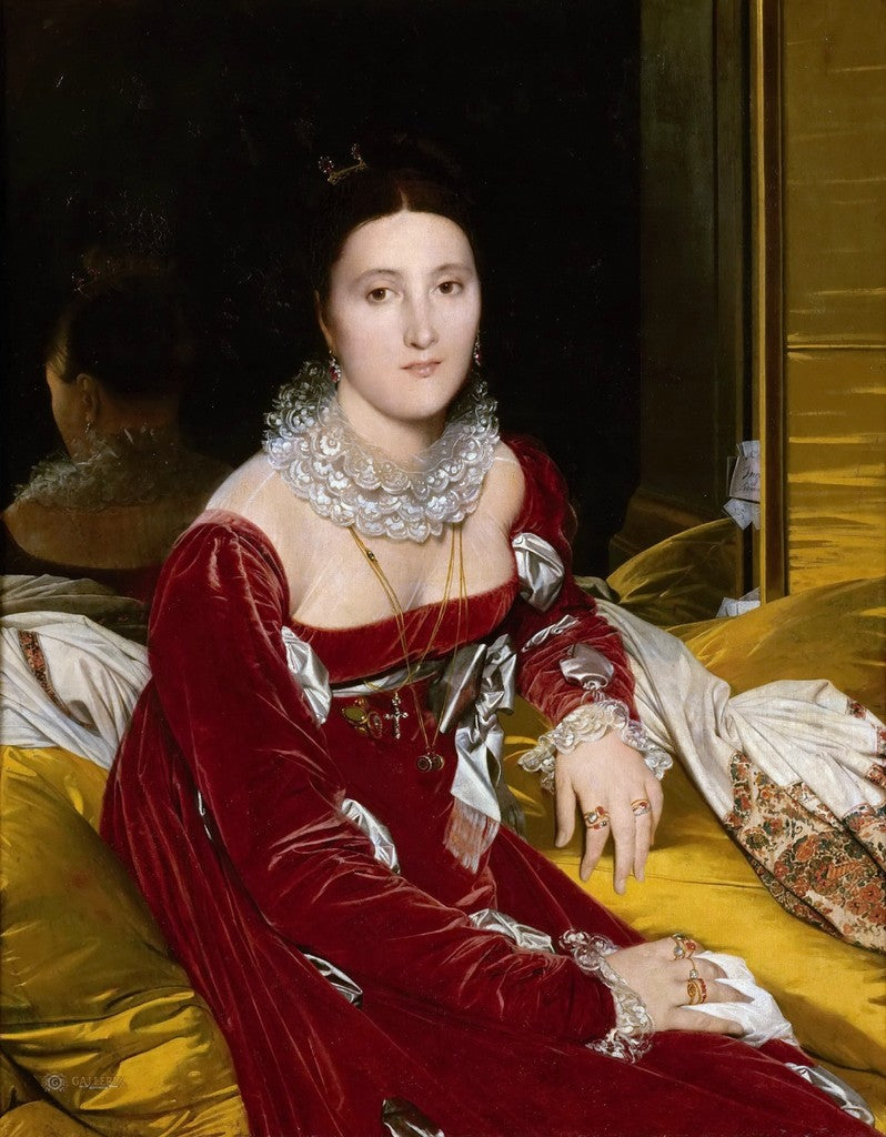 Portrait of Madame de Senonnes - Jean-Auguste-Dominique Ingres