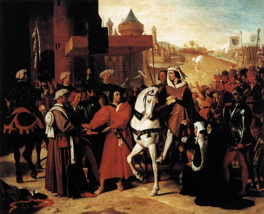 Entry of the Dauphin into Paris, future Charles V - Jean-Auguste-Dominique Ingres