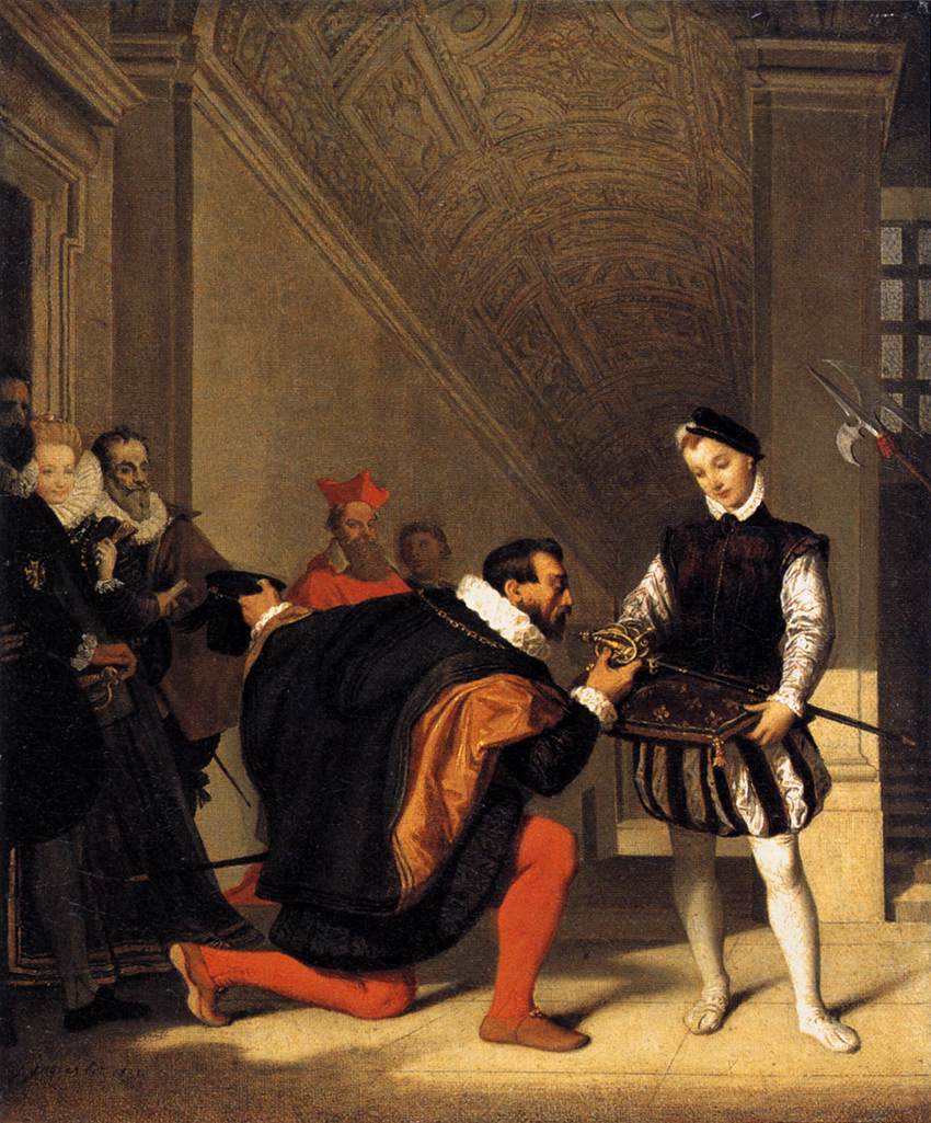 Don Pedro de Toledo Bending the Sword of Henry IV - Jean-Auguste-Dominique Ingres