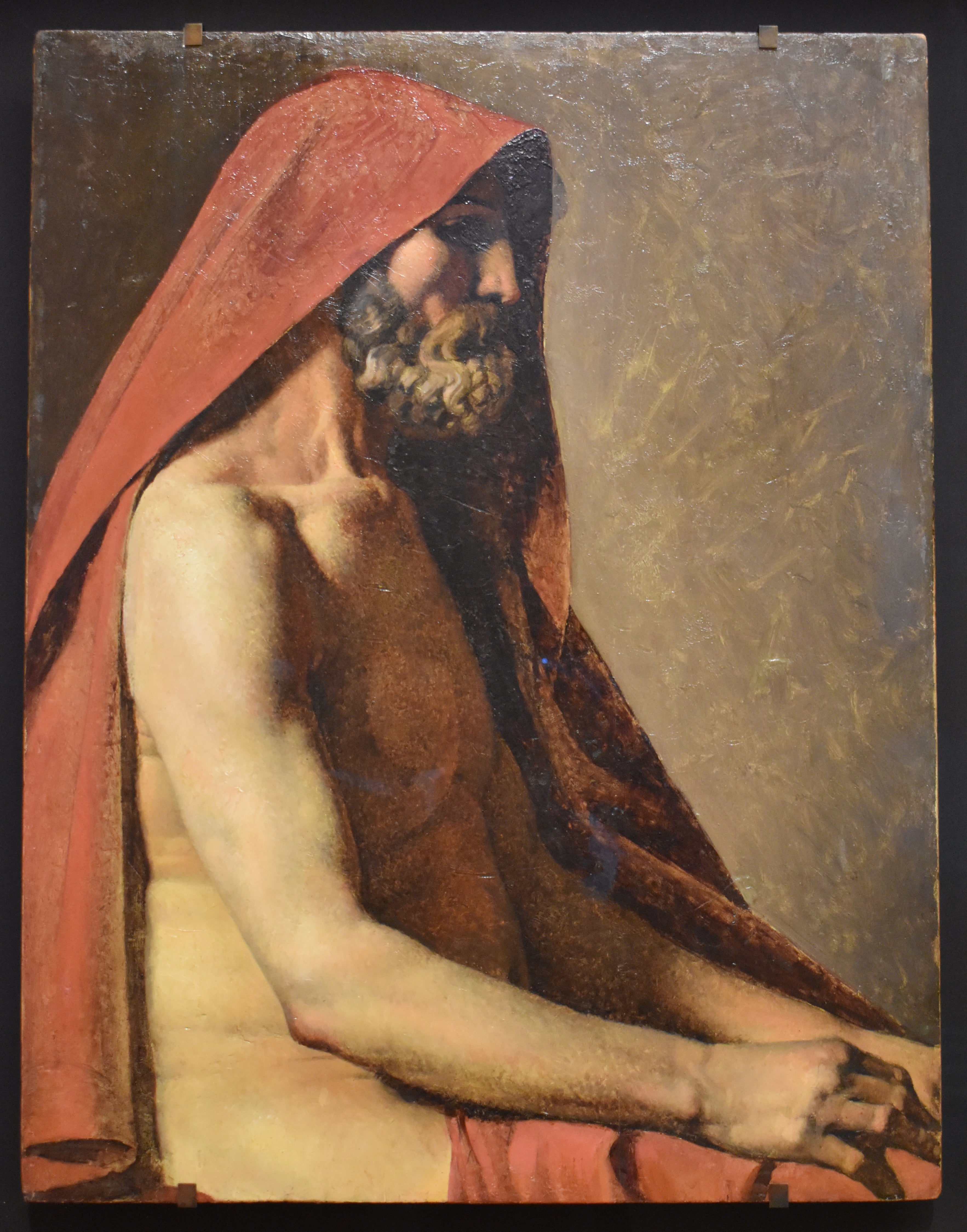 Study of a Man Sitting in Profile - Jean-Auguste-Dominique Ingres