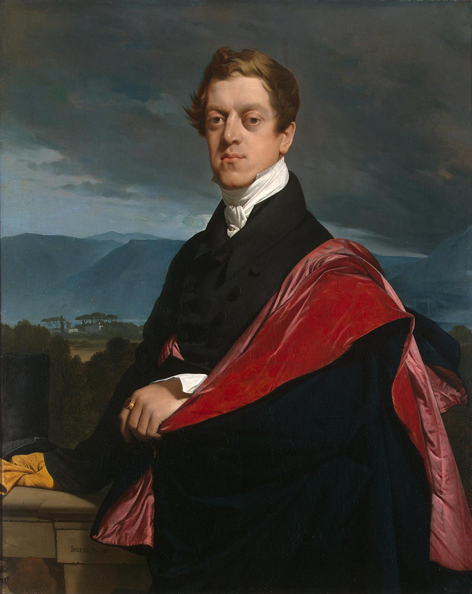 Count Nicolas Dimitrievitch Gouriev - Jean-Auguste-Dominique Ingres