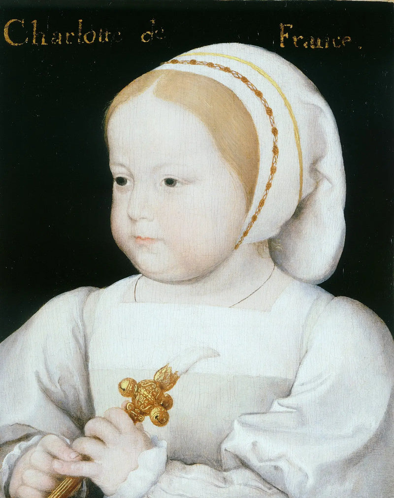 Portrait of Madeleine of France (1520-1537), third daughter of François I (1494-1537) and Claude of France (1499-1524) - Jean Clouet