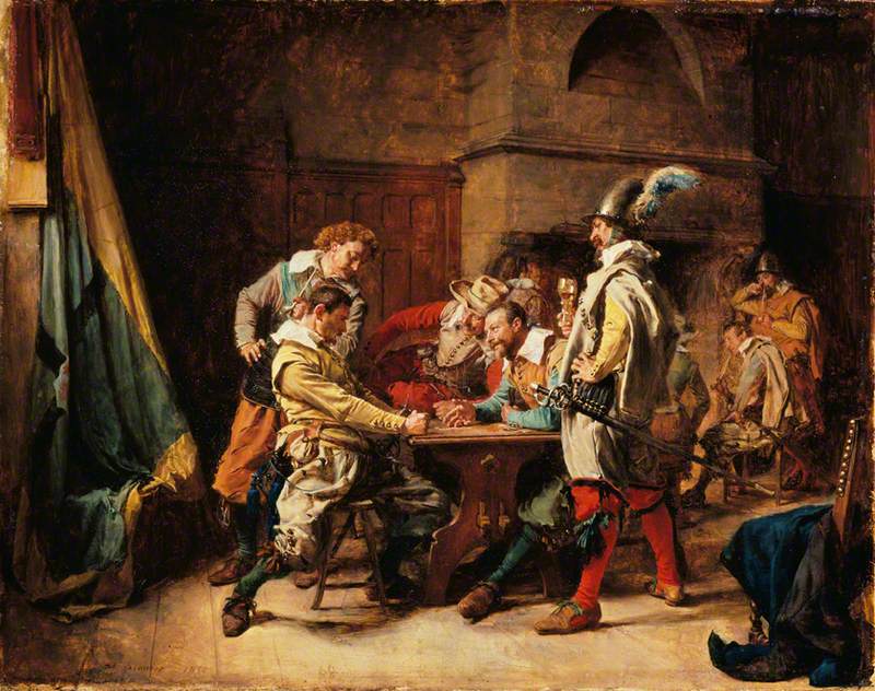 Le jeu perdu - Ernest Meissonier
