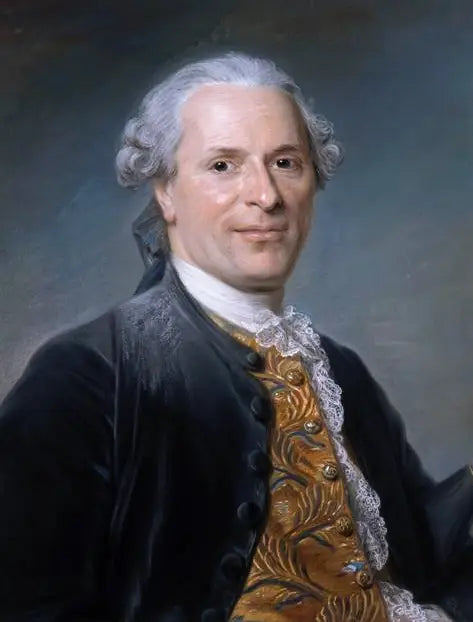 Portrait of Jean Monnet, French diplomat - Maurice-Quentin de La Tour