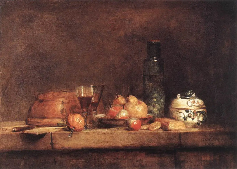 The Olive Jar - Jean Siméon Chardin