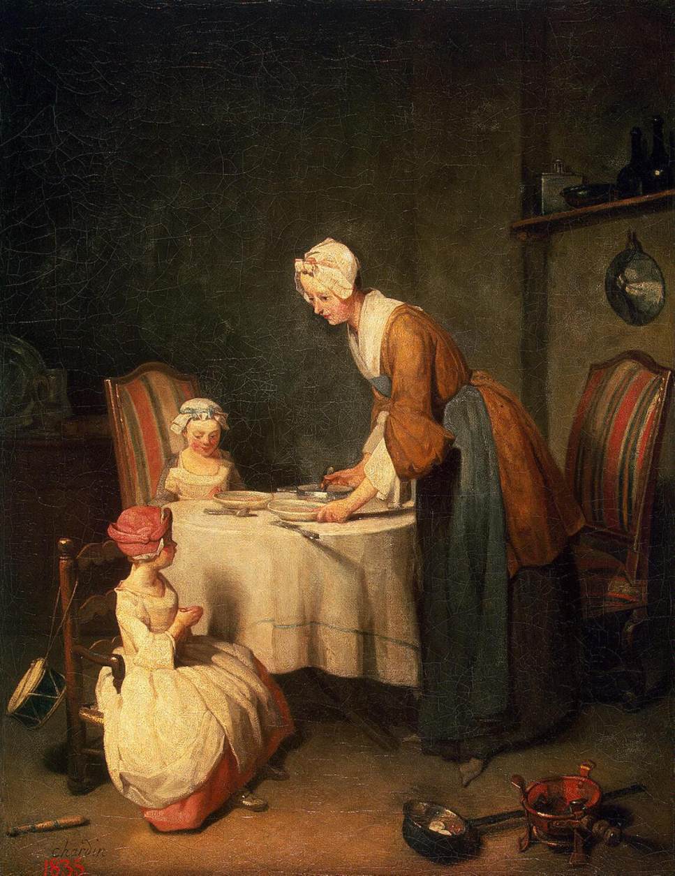 Le Bénédicité - Jean Siméon Chardin