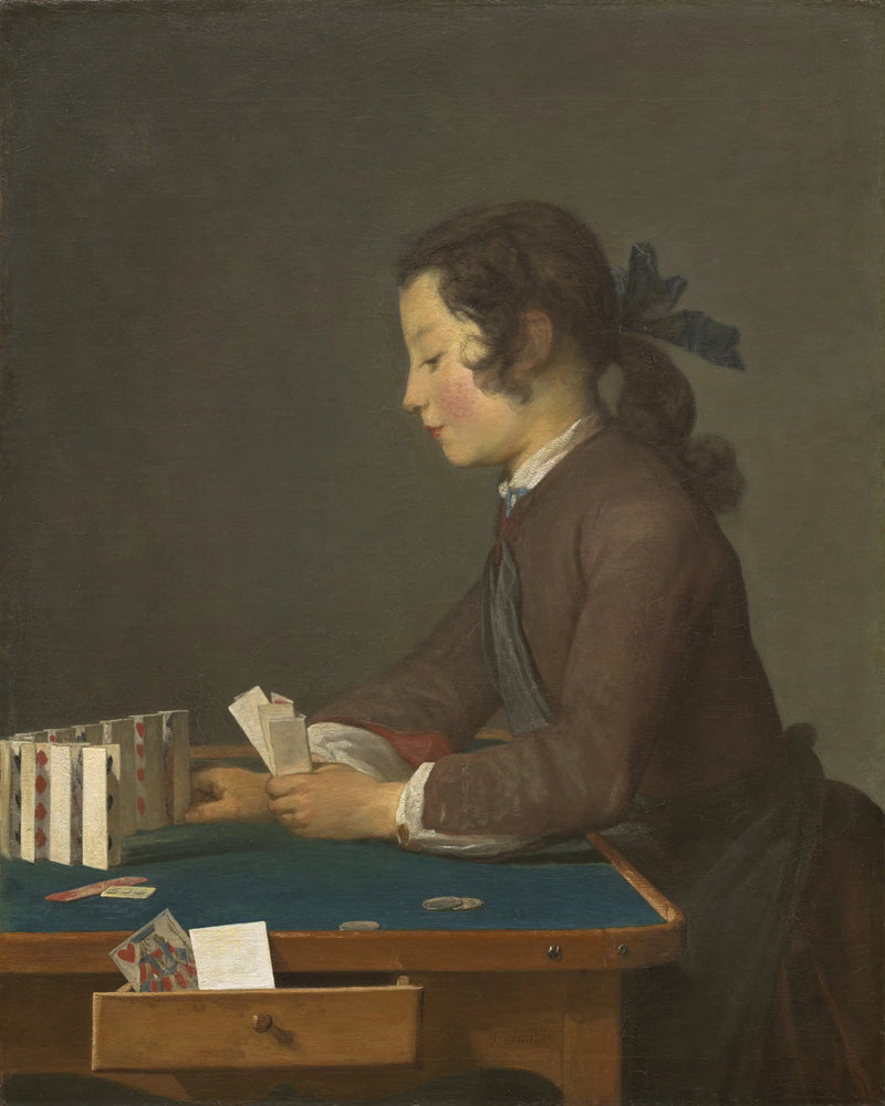 The Castle of Cards - Jean Siméon Chardin