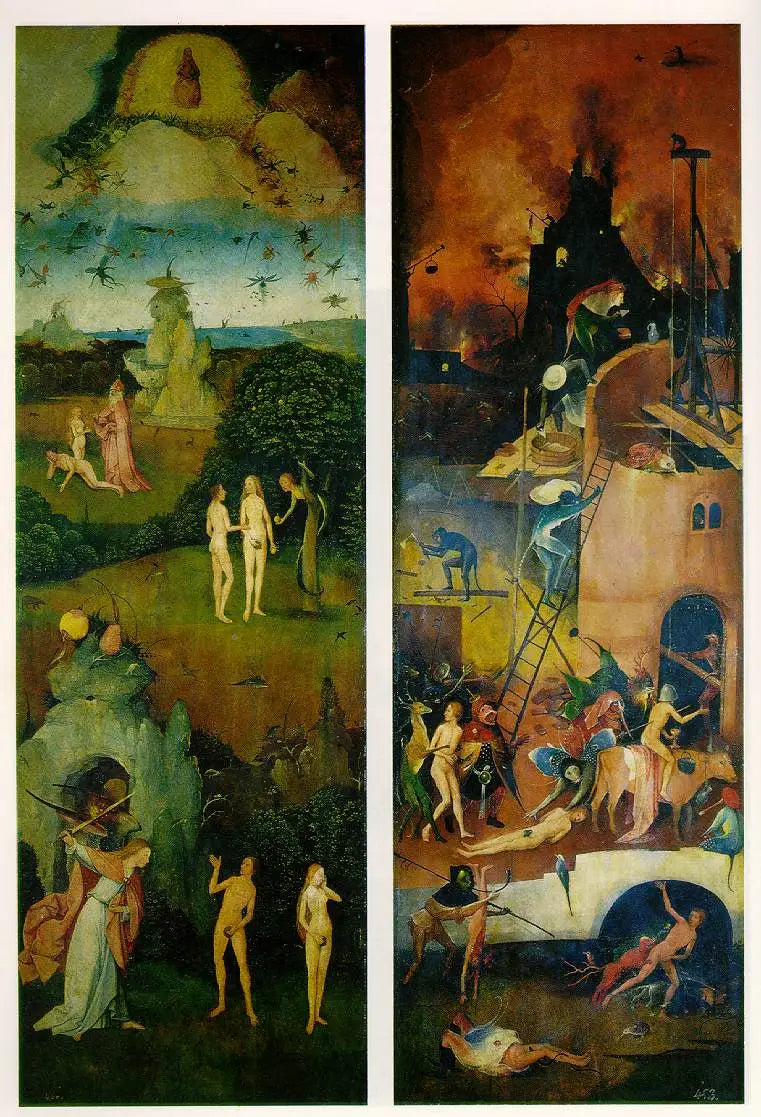 Paradise and Hell - Hieronymus Bosch