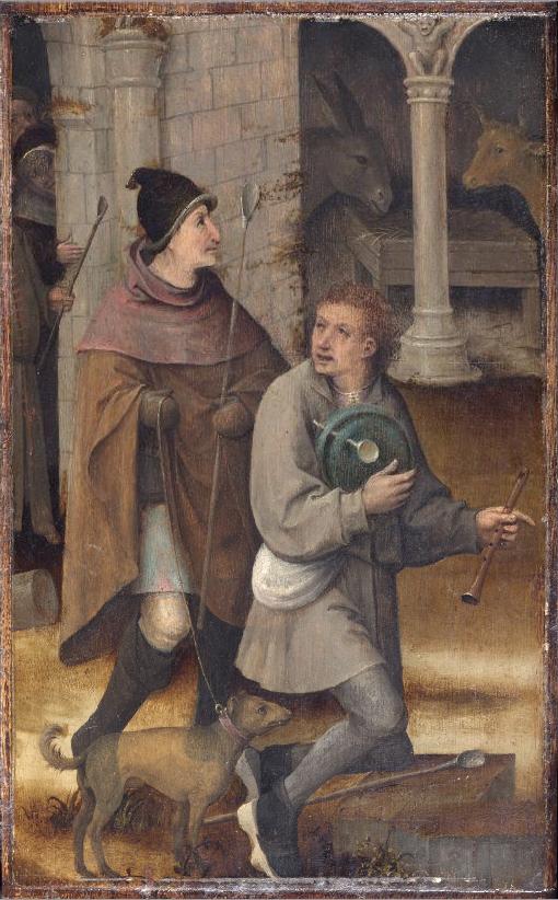 Two Shepherds - Hieronymus Bosch