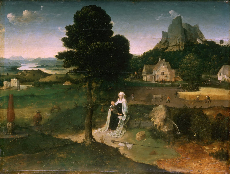 Le Repos pendant la fuite en Égypte - Joachim Patinier