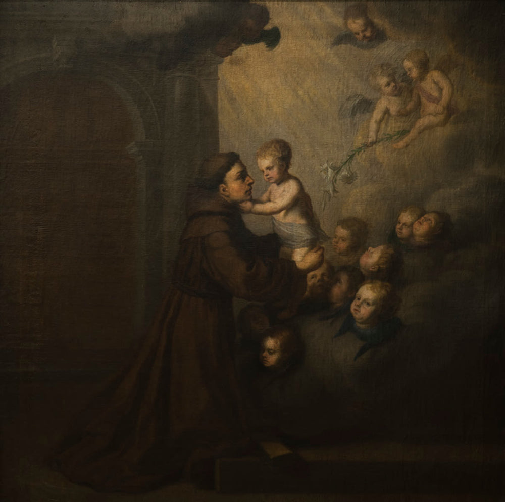 Hl. Antonius von Padua mit Christuskind - Joachim von Sandrart