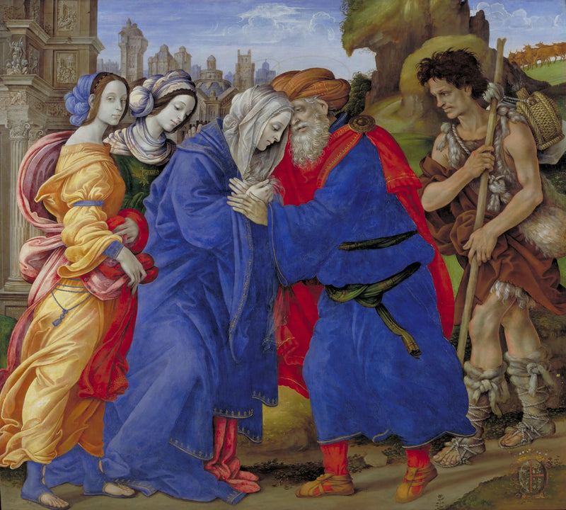 The Meeting of Anne and Joachim at the Golden Gate - Filippino Lippi