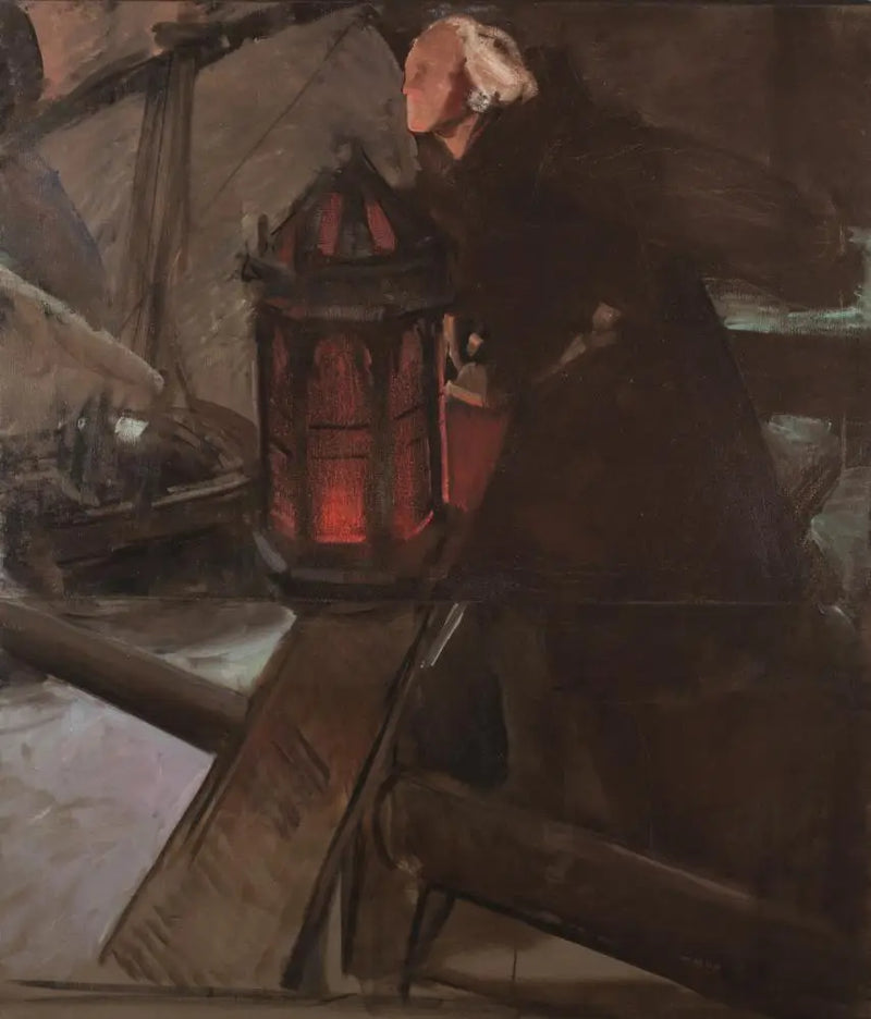 Columbus Leaving Palos (At the Lantern) - Joaquín Sorolla