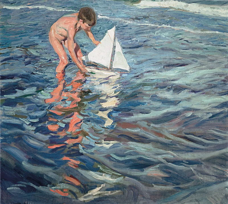 The Little Boat - Joaquín Sorolla