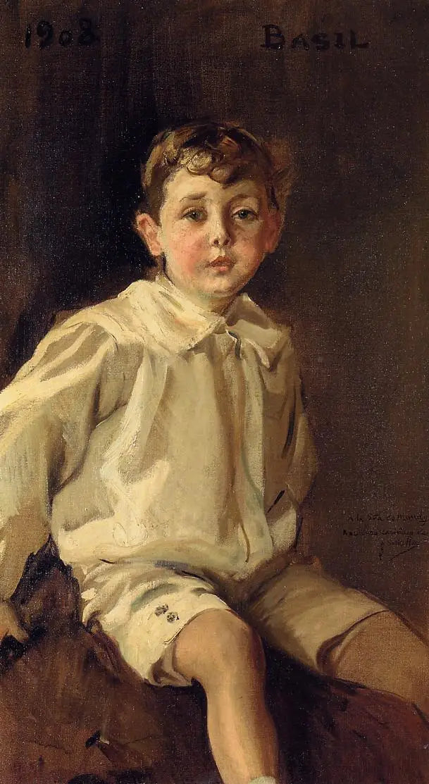 Portrait of Basil Mundy - Joaquín Sorolla