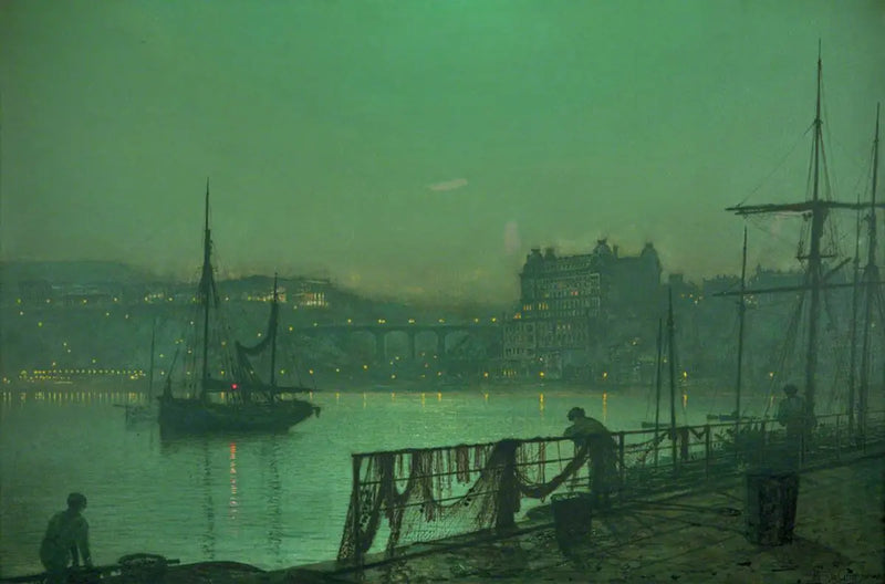 Scarborough Lights - John Atkinson Grimshaw