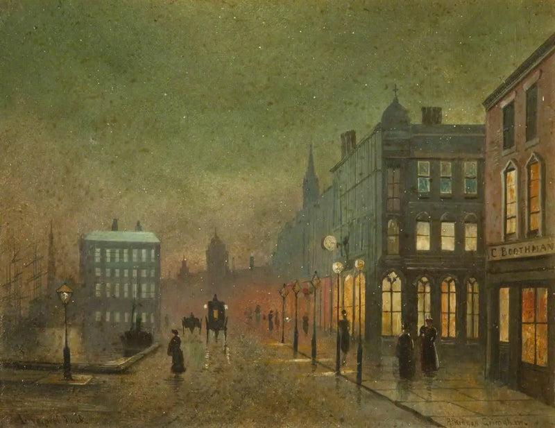 Liverpool Docks (panel 2 of 5) - John Atkinson Grimshaw