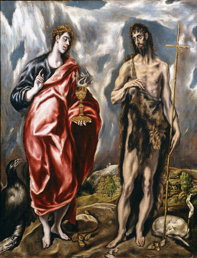 Saint John the Evangelist and Saint John the Baptist - El Greco