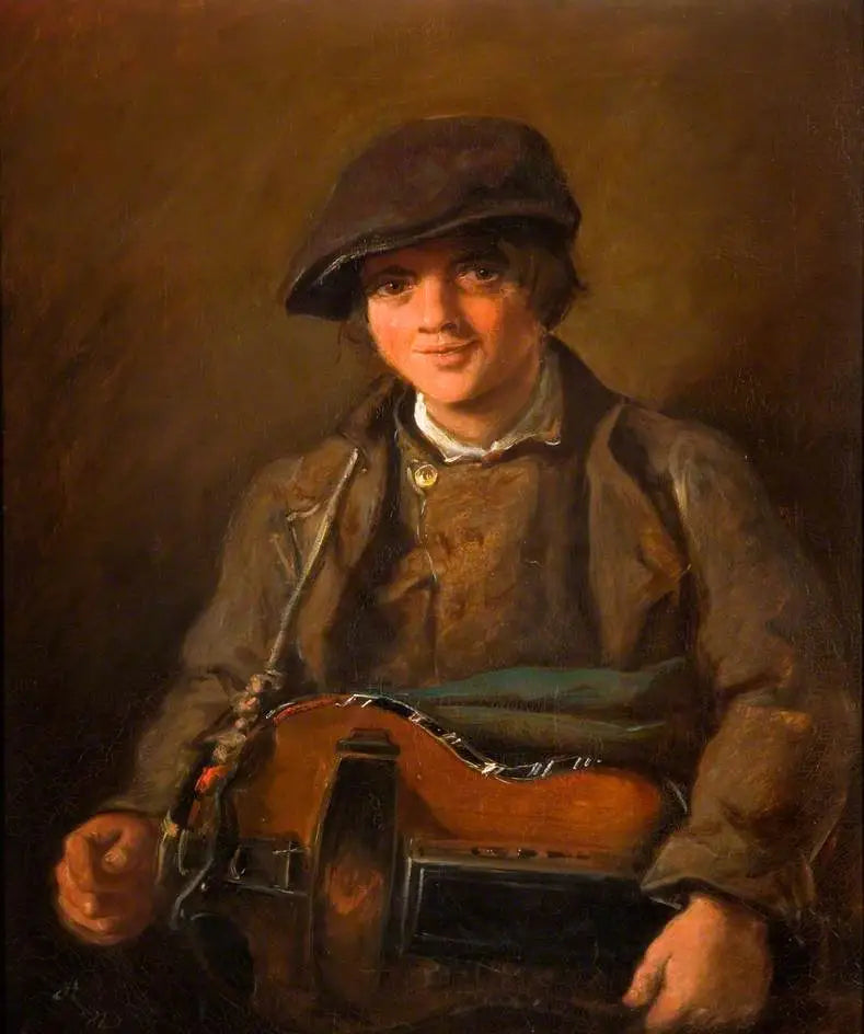 Boy with hurdy-gurdy - John Everett Millais