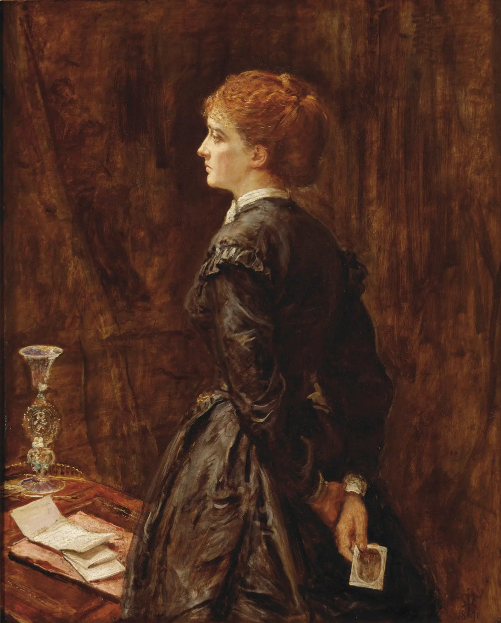 Oui ou non ? - John Everett Millais - Alpha Reproduction